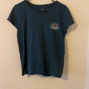 green volcom tee from tillys / S